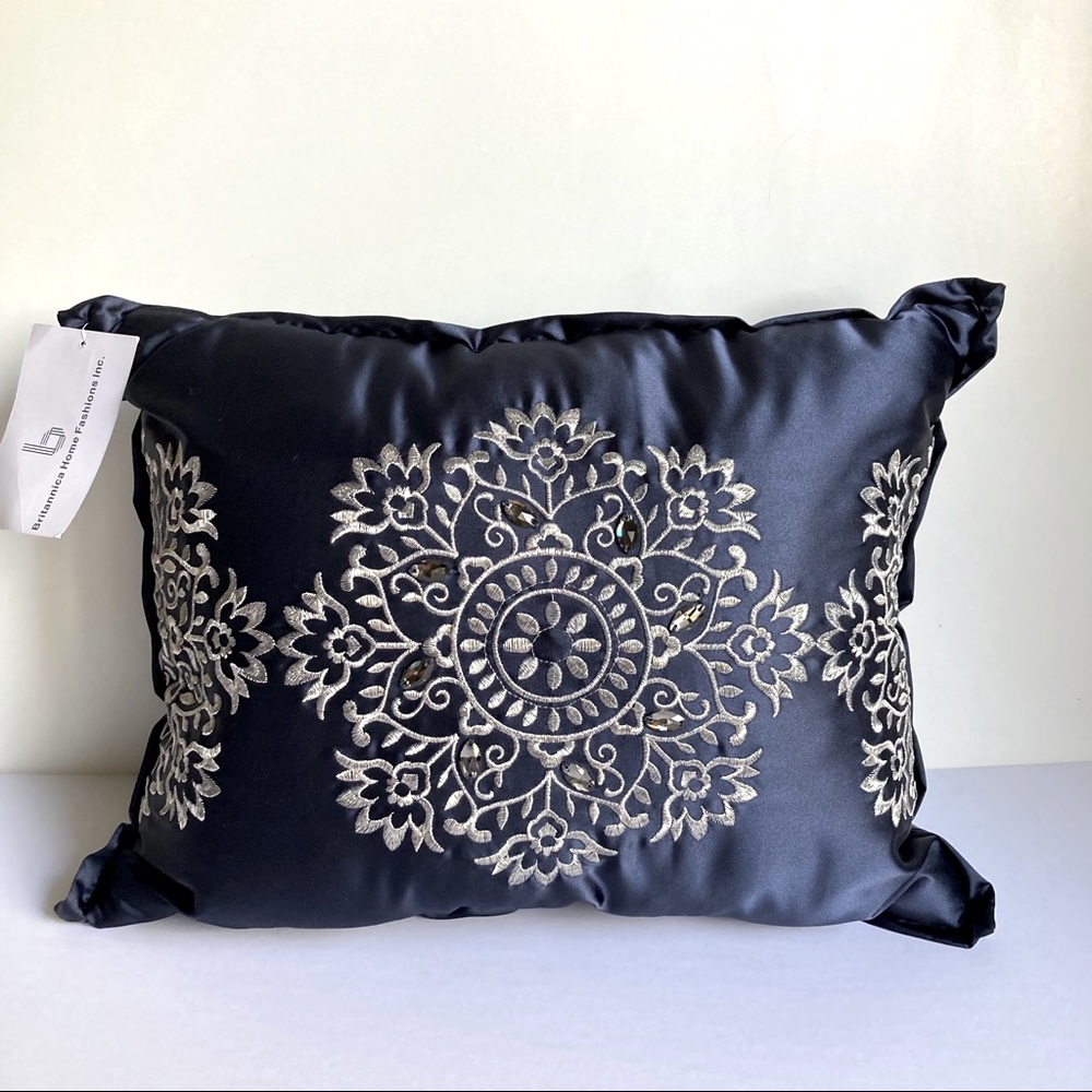 Embroidered Decorative Pillow